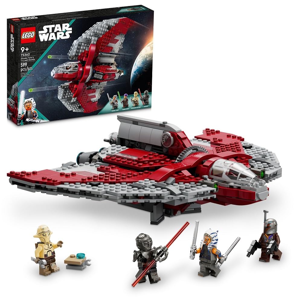 Lego Star Wars Ahsoka Tanos T-6 Jedi Shuttle, Star Wars Spielset basierend auf der Ahsoka TV-Serie 7