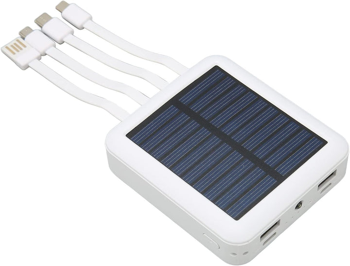 20000mAh Solar Phone Power Bank, Tragbare wasserdichte Solar Power Bank mit Ladekabel für den Aussen