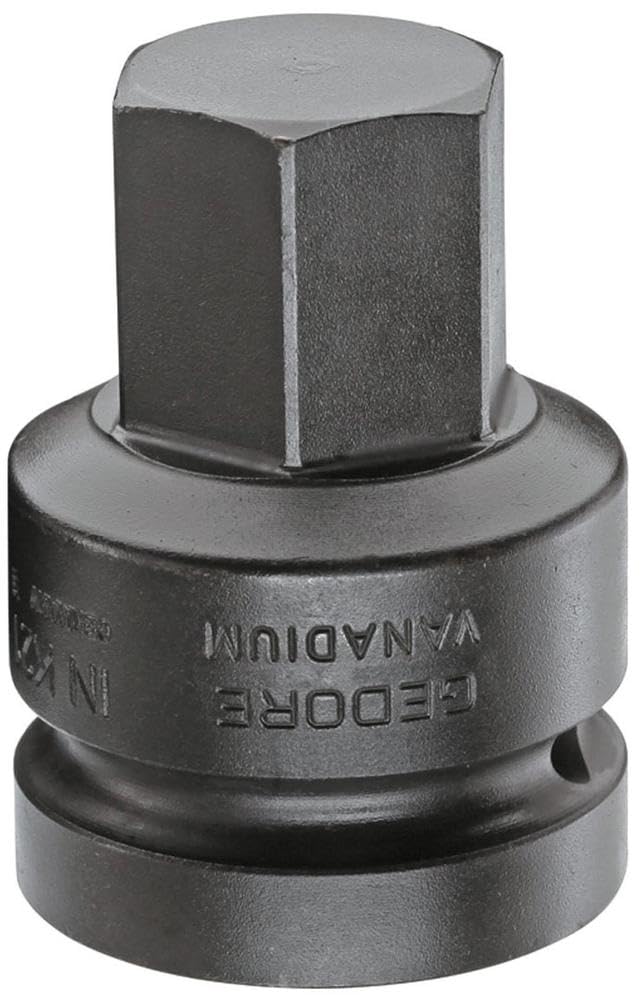 Gedore 1956558 K 21 19 Kraftschraubereinsatz 1' Innen-6-kant 19 mm, 19 mm