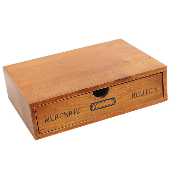 Vintage Holzkiste, Schublade, Schreibtisch-Aufbewahrung, Holz-Tischaufbewahrungsbox, Holz-Einzelschu