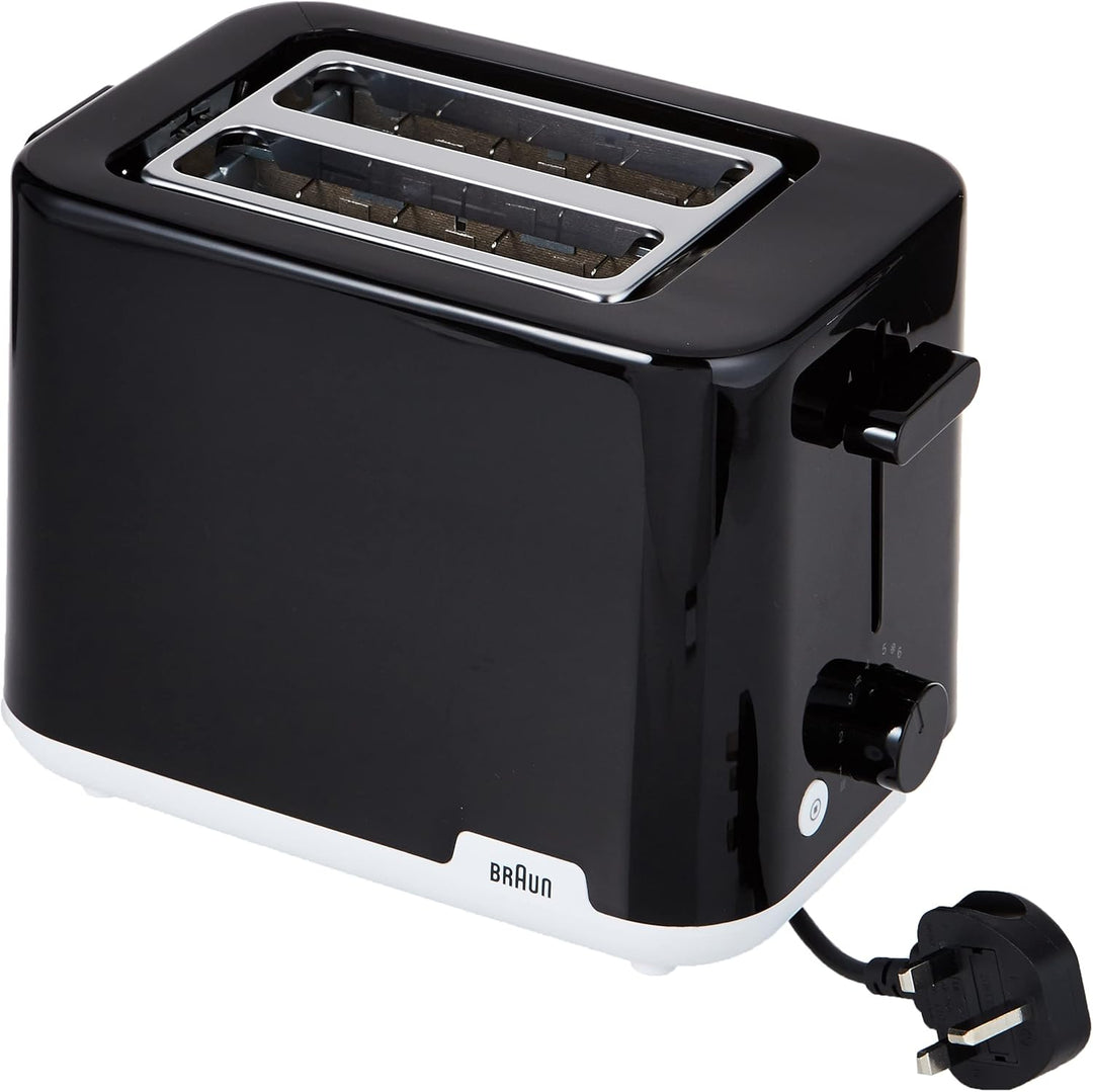 Braun Household Breakfast1 Double Slot Toaster with 8 Toast Settings and Defrost Function, 900 W, HT