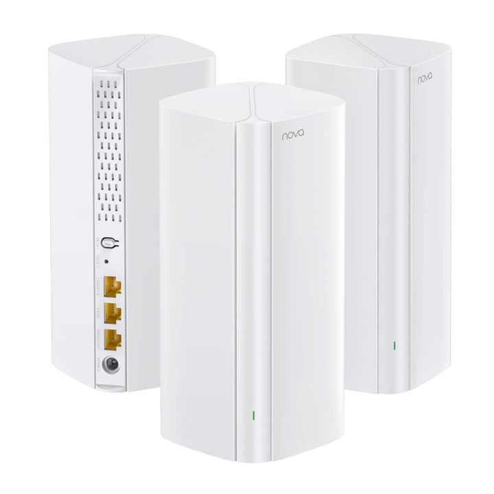 Tenda Nova MX12 Mesh WLAN WiFi 6 System - AX3000 Dual Band [Reichweite bis zu 650m² &amp; 160 Geräte] -