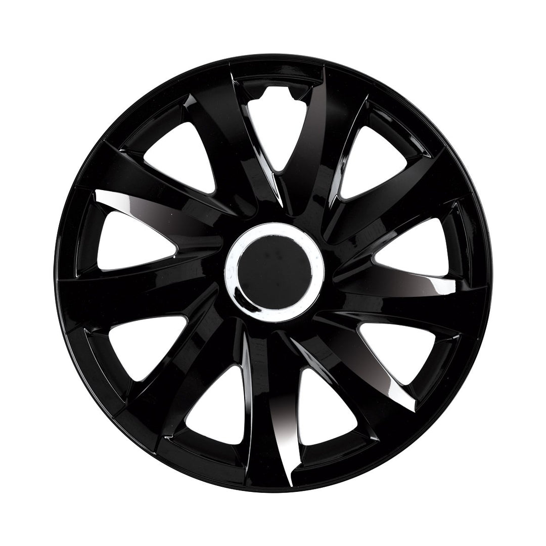 NRM Drift Schwarz. 16" Zoll. (4 x Universal Radzierblenden/Radkappen) Drift S - 16", Drift S - 16"