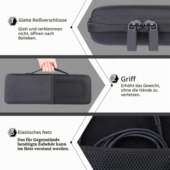 co2CREA case Harte reiseschutzhülle Etui Tasche für Logitech G 915 Lightspeed Kabellose, mechanische