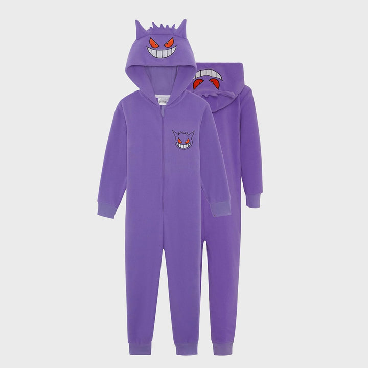 Pokemon-Einteiler mit Kapuze für Jungen oder Mädchen, Evoli, Gengar, Glumanda, Pikachu, Relaxo, Schi