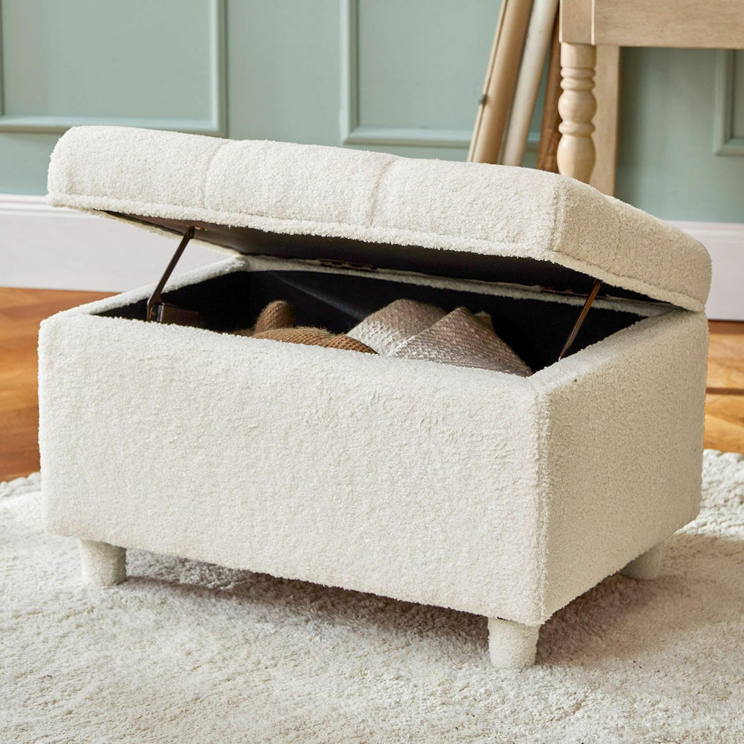 Loberon Truhenbank Ivrielle, Creme