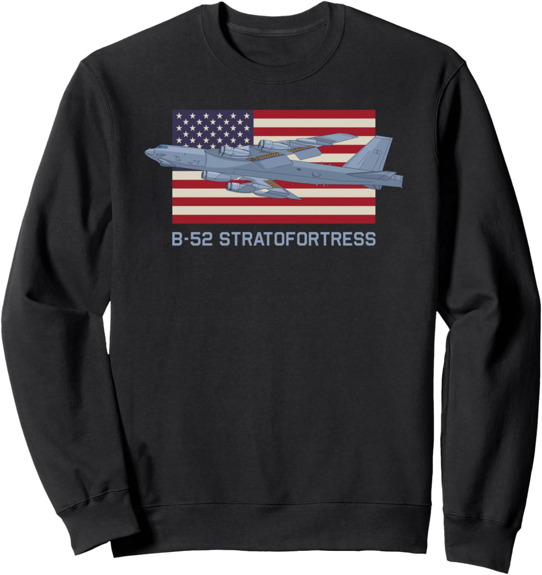 B-52 Stratofortress Bomberflugzeug Diagramm Amerikanische Sweatshirt