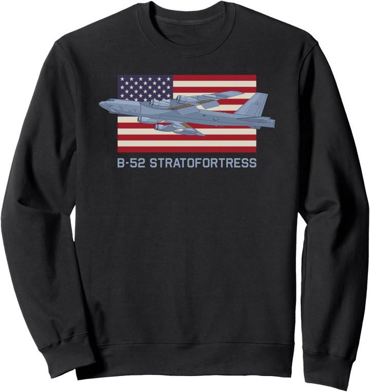 B-52 Stratofortress Bomberflugzeug Diagramm Amerikanische Sweatshirt