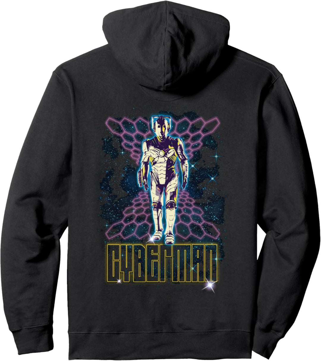 Doctor Who 80er Cyberman Pullover Hoodie