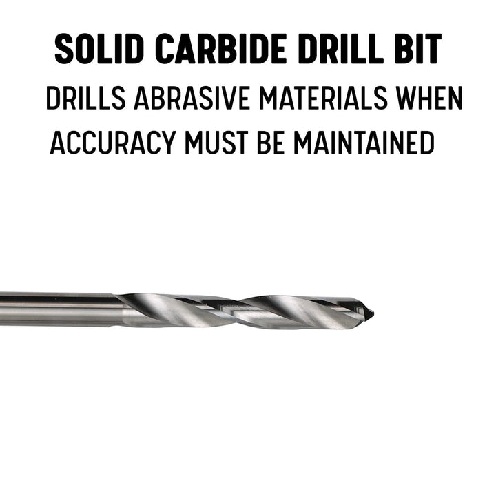 Drill America 19/64" Vollhartmetallbohrer DMOD Serie, 19/64"
