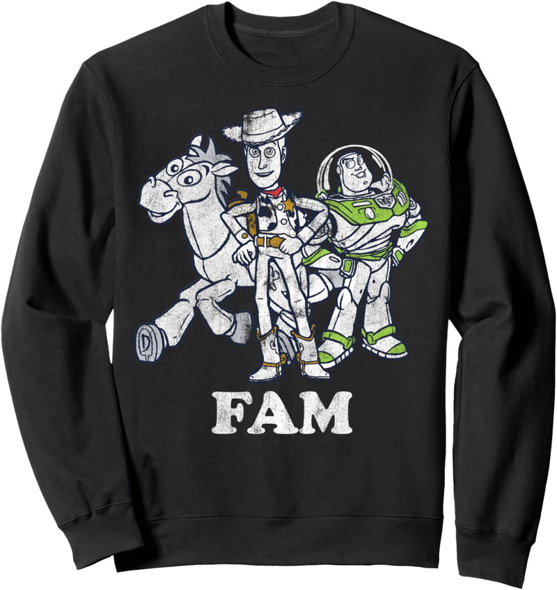 Disney Pixar Toy Story Woody & Buzz Fam Poster Sweatshirt