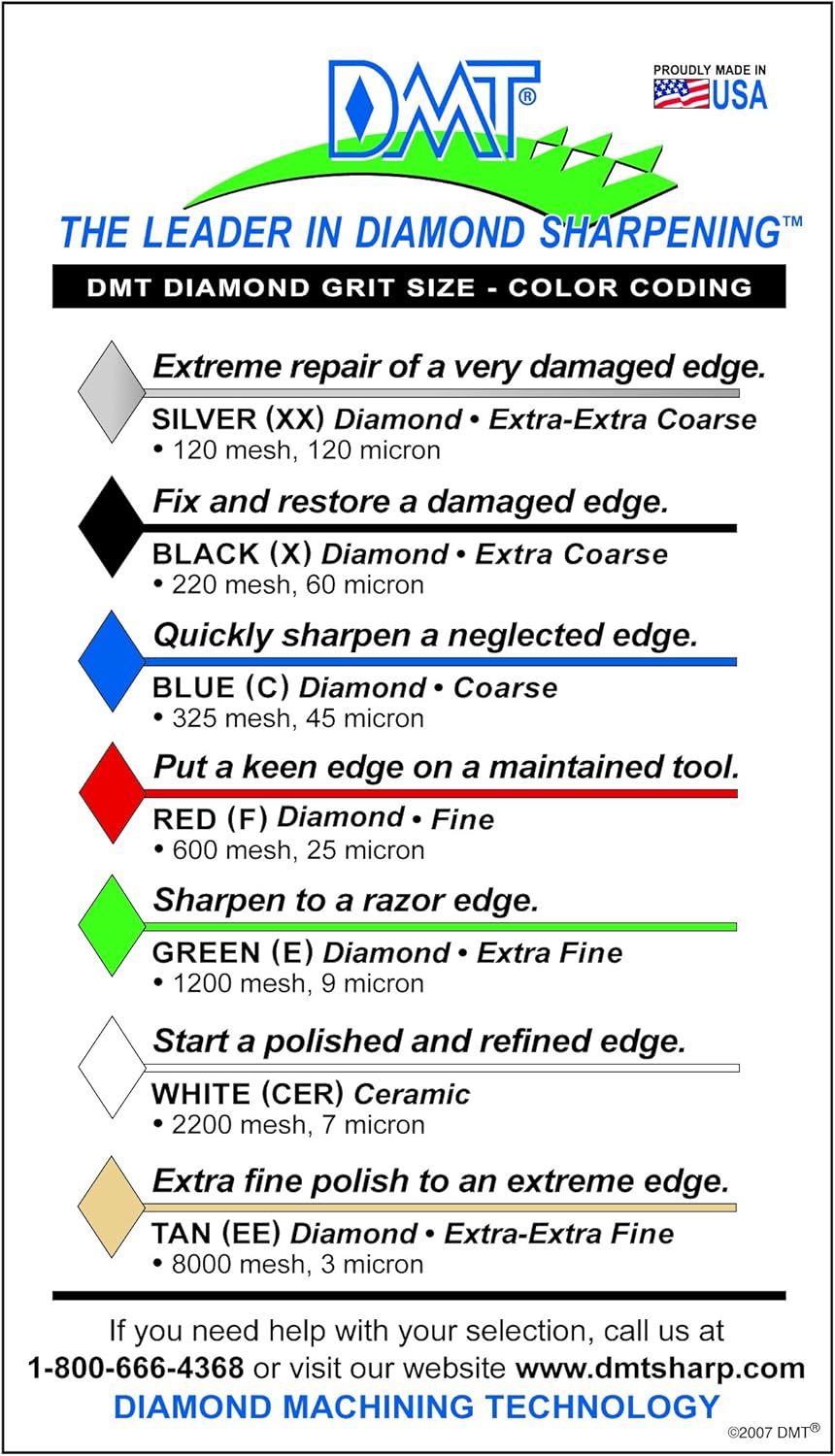 DMT W4 X X Extra Grob Diamant Schleifstein, W4XX, W4XX