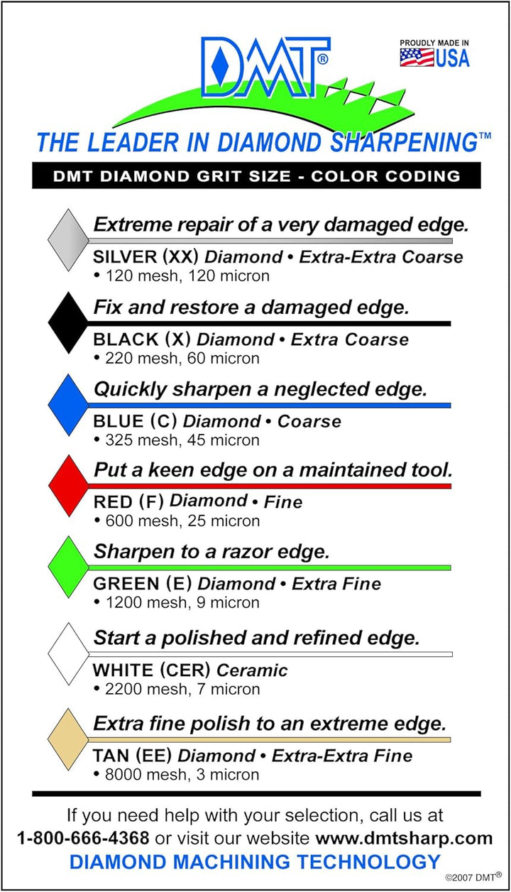 DMT W4 X X Extra Grob Diamant Schleifstein, W4XX, W4XX