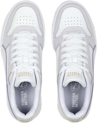 PUMA Unisex CALI WN'S Low-Top Trainer 37.5 EU Puma White Vapor Gray Spring Lavender Puma Gold, 37.5