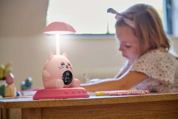 Sveglia con luce notturna - BIGBEN KIDS - Gatto Mehrfarbig (Katzenmotiv), Mehrfarbig (Katzenmotiv)