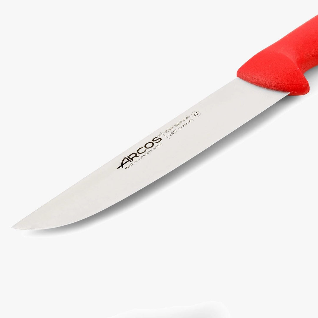 Arcos Fleischermesser mit Nitrum Edelstahlklinge 20 cm - Professionelles Küchenmesser zum Schneiden
