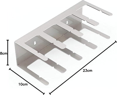 Gewürzregal Gewürzboard für Gewürzriesen u. Gewürzzwerge T08 aus Edelstahl Modern 1 - Pack, Modern 1