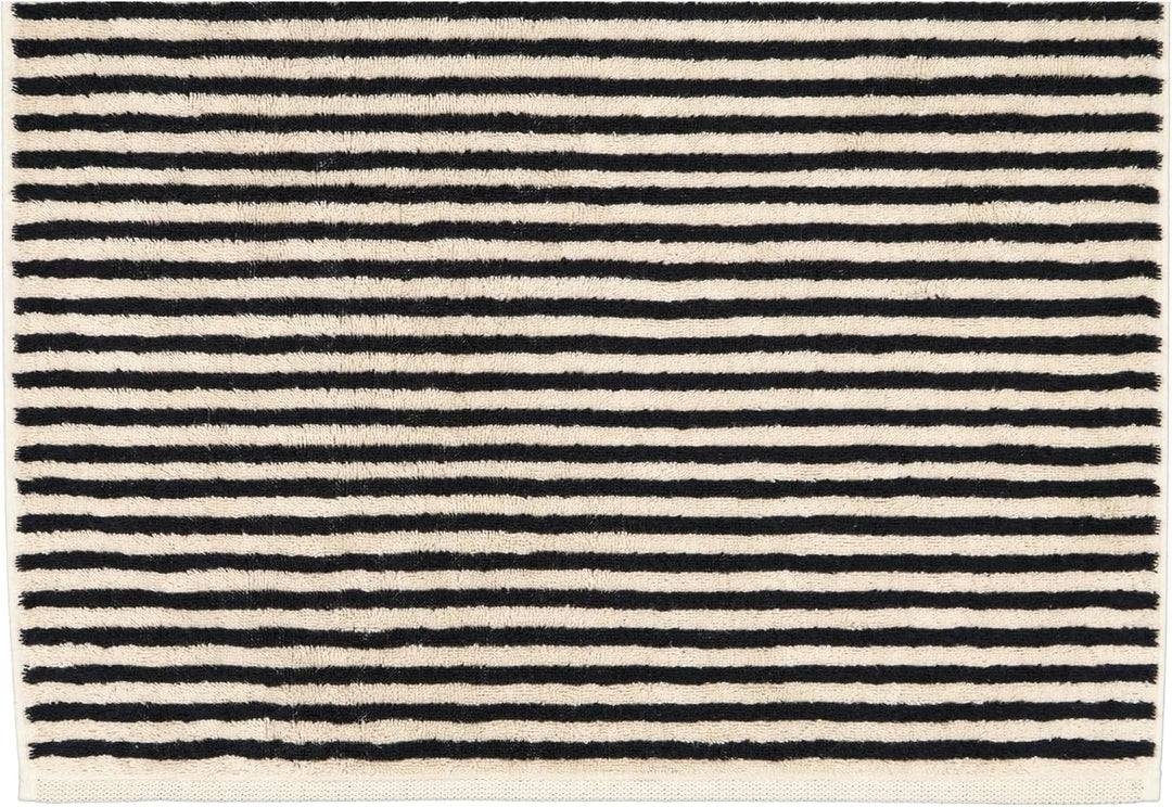 CAWÖ Home Handtücher Natural Streifen 6216 Natur-schwarz - 39 Duschtuch 80x150 cm, Duschtuch 80x150