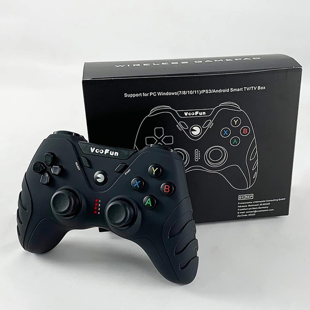 VooFun PC Controller, Wireless PS3 Controller PC Gamepad mit Dual-Vibration, Gaming Controller für P