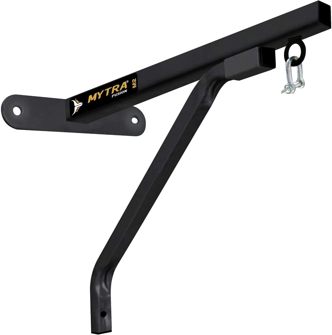 Mytra Fusion Punching Bag Wall Hanger Punch Bag Wall Mount M2 Black Regular, Black Regular