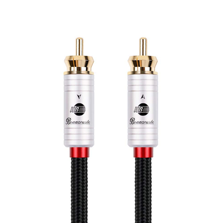 BOAACOUSTIC JIB 4N OFC HiFi Aduio Kabel RCA zu RCA Cinch zu Cinch Subwoofer Kabel 5m 5m Blackberry s