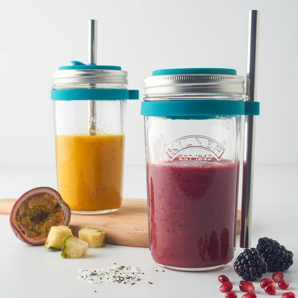 Kilner 0025.036 | Smoothie Herstellungsset, 500 ml