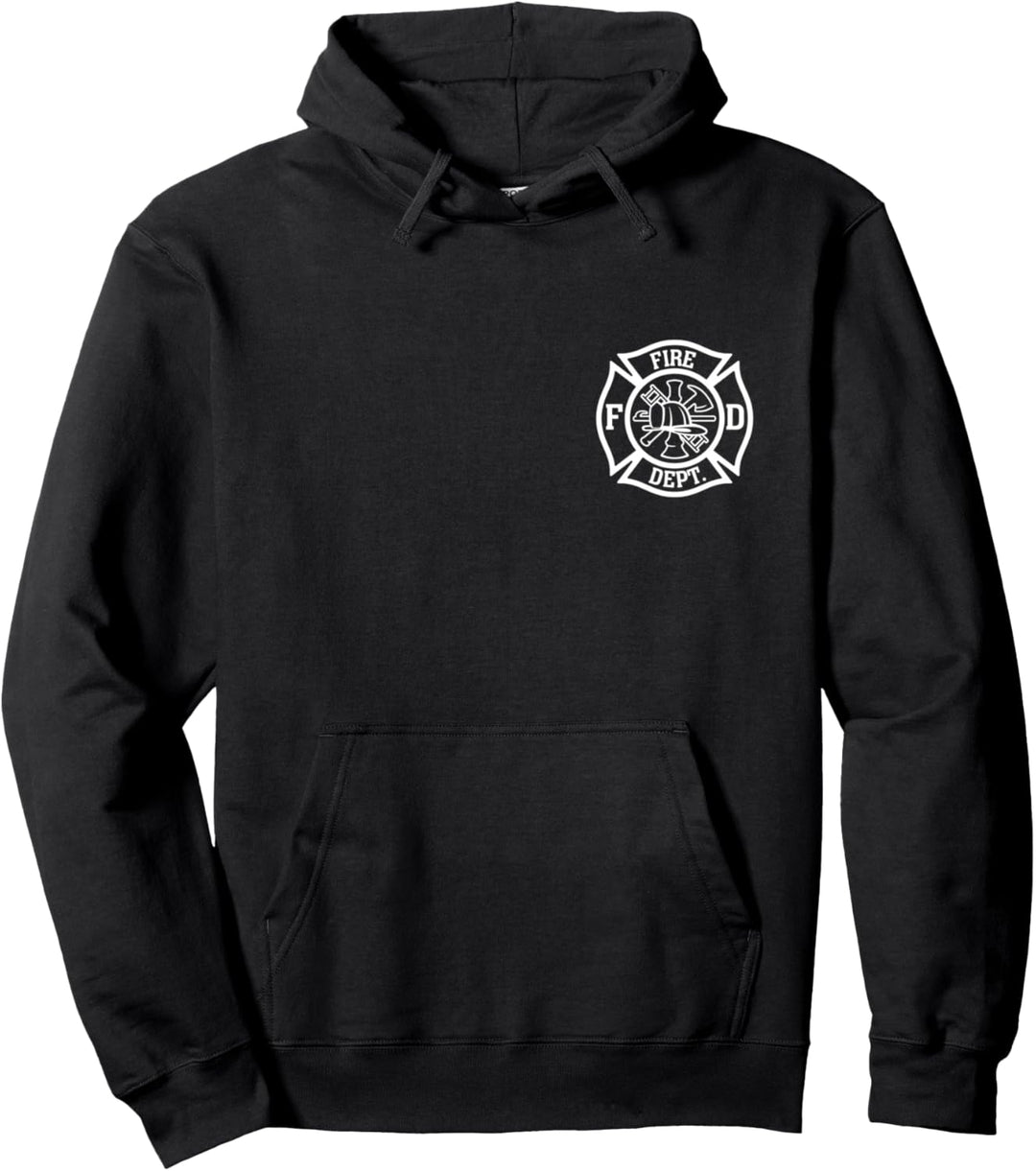 Feuerwehrmann Fire Dept. Abzeichen Design Pullover Hoodie