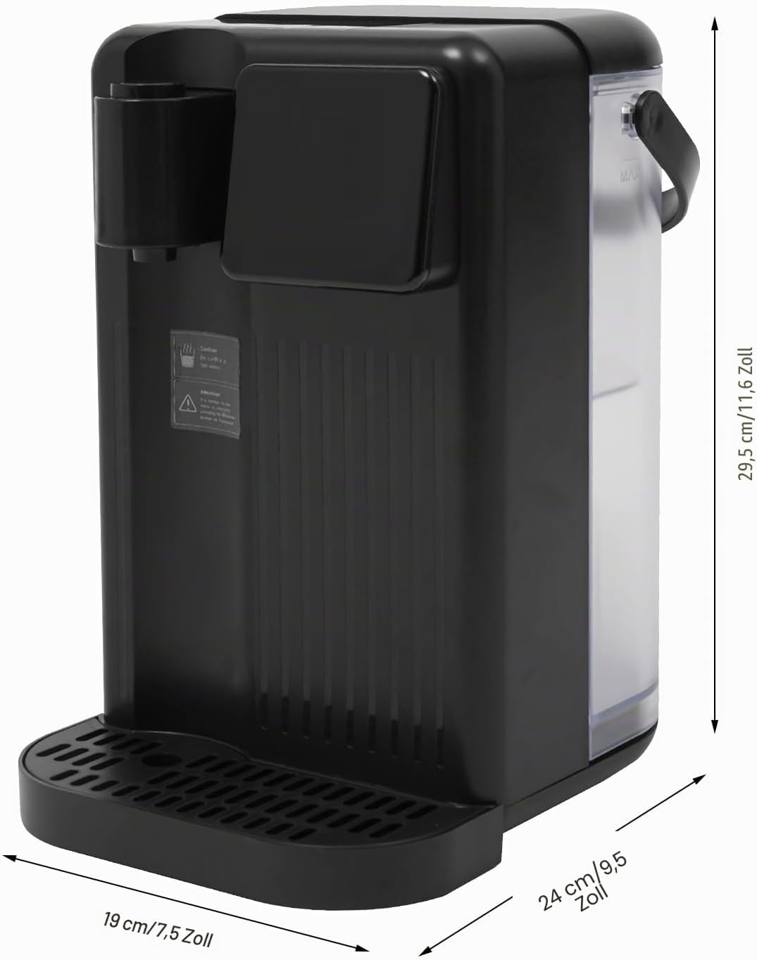 Donened - Instant Heisswasserspender, Heisswasserspender mit Wasserfilter, 3L Fassungsvermögen, Temp