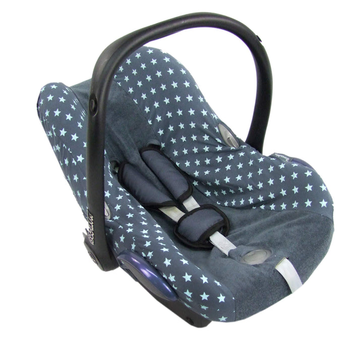 BAMBINIWELT Sommerbezug, Schonbezug, Bezug aus FROTTEE kompatibel mit Maxi Cosi CABRIOFIX STERNE (gr