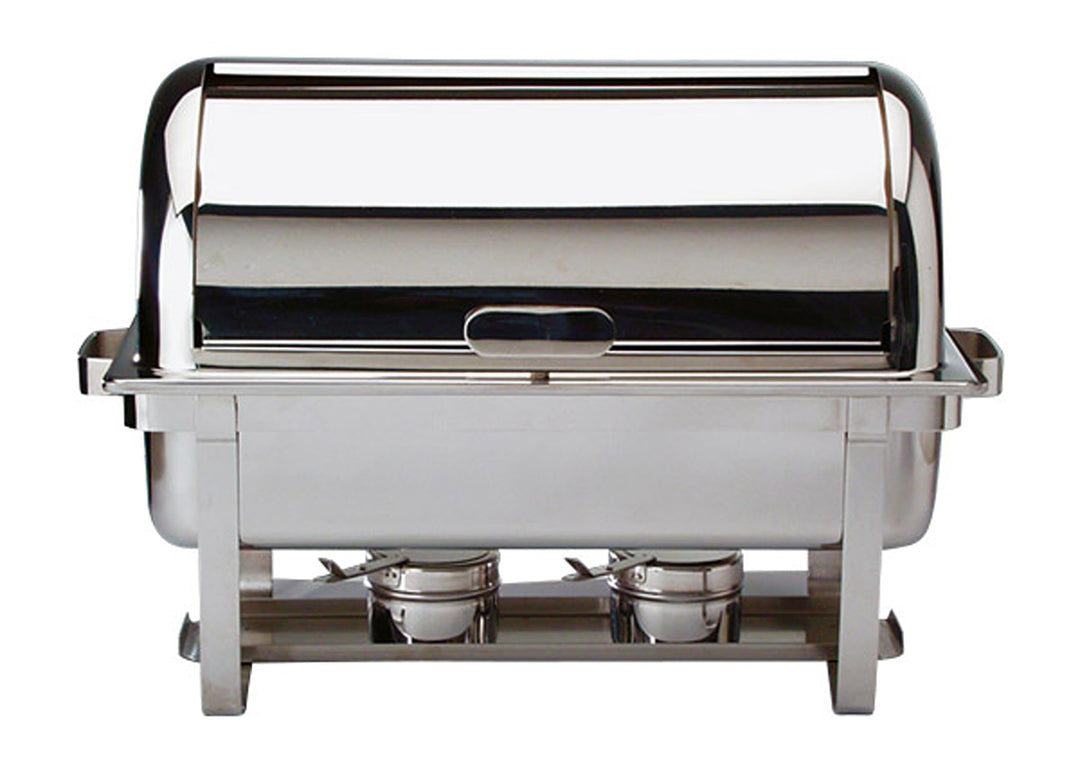APS 12300 Chafing Dish "MAESTRO", mit Rolltopdeckel, 2 Brennpastenbehälter, Vorrichtung für Heizelem