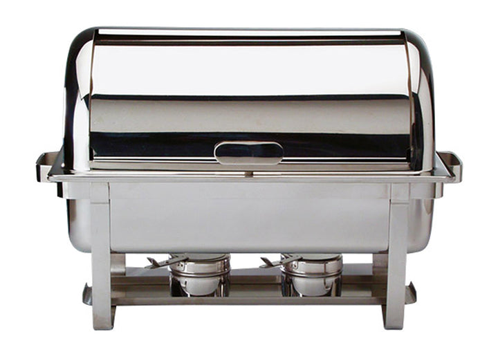 APS 12300 Chafing Dish "MAESTRO", mit Rolltopdeckel, 2 Brennpastenbehälter, Vorrichtung für Heizelem