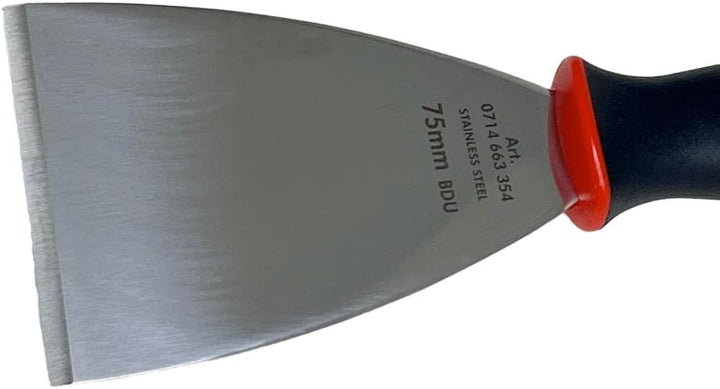 Würth Profi Edelstahl Schlagschaber 75mm Universalschaber mit Schlagkappe, Spachtel Universalspachte