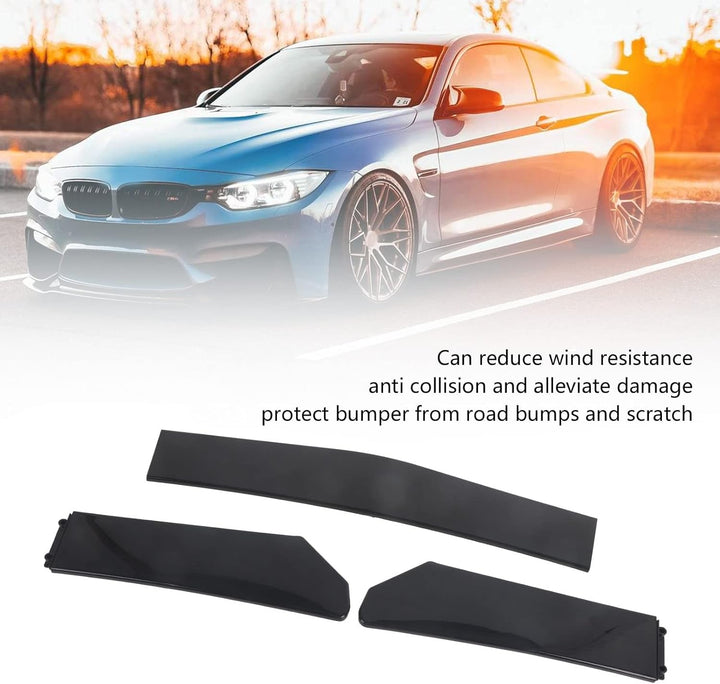 5pcs Frontschürze Lip Splitter, Frontschürze Lip Body Kit Universal Lip Splitter Spoiler Diffusor Ca
