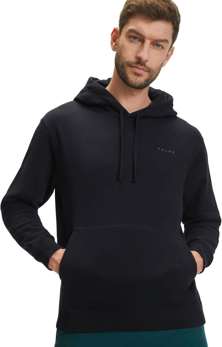 FALKE Herren Basic Sweat Hoody Kapuzenpullover weich bequem komfortabel mit Kapuze atmungsaktive Bau