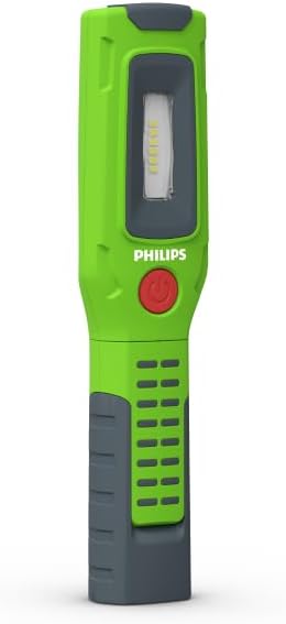 Philips Xperion 3000 Pillar LED-Arbeitsleuchte, robuste wiederaufladbare Werkstattlampe, Handlampe,