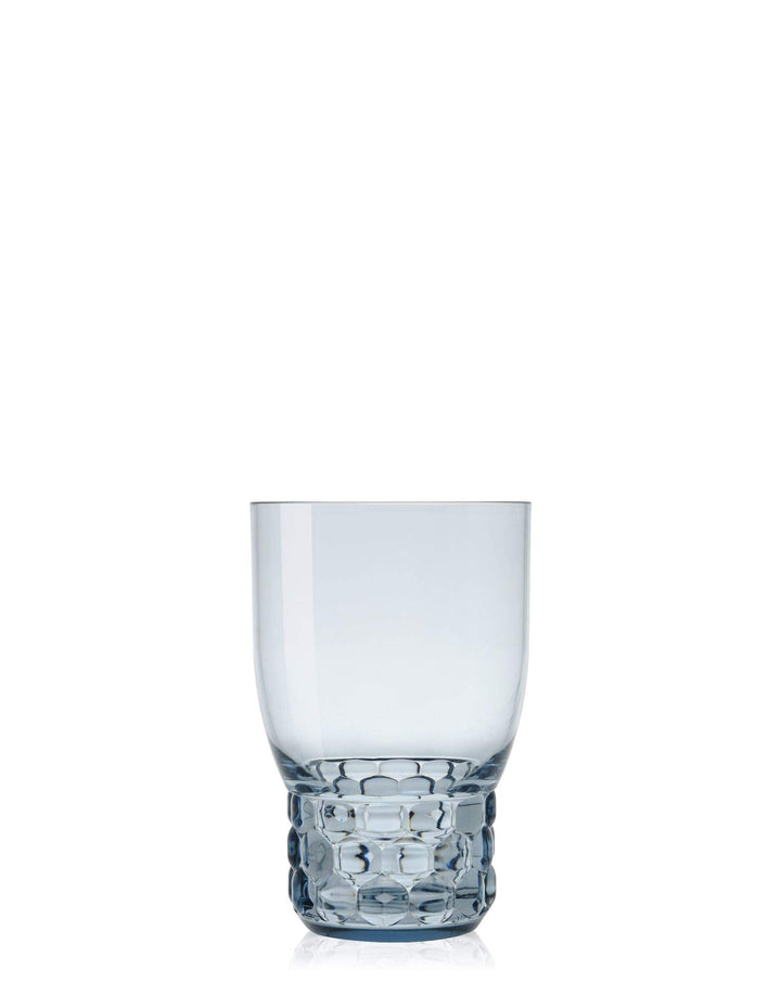 Kartell Jellies Family Tellern, tischtts, Gläsern, Schüsseln und Karaffen, Plastik, hell blau, 8.5