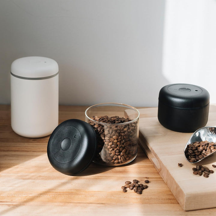 Fellow Atmos Vakuumbehälter für Kaffee und Lebensmittel, Weiss, Small (0.4 L) Small (0.4 L) Weiss, S