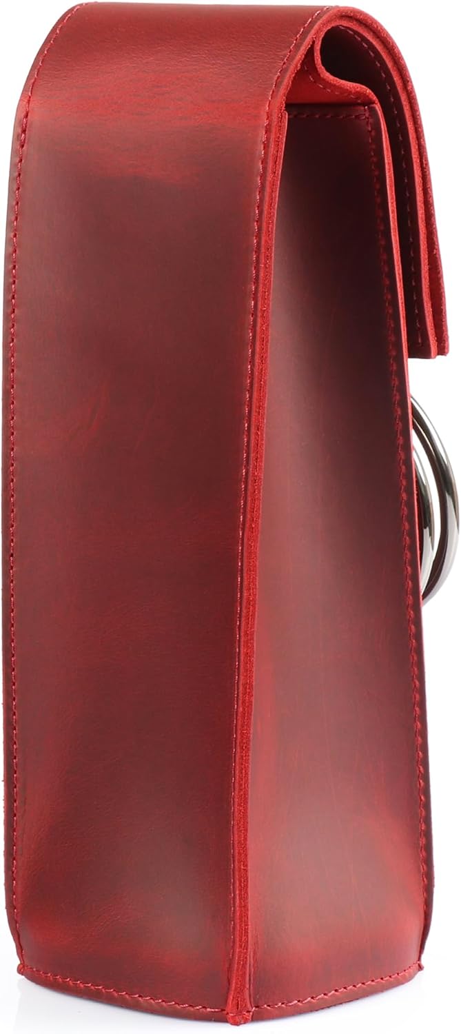 Londo Echtleder Weinflaschenhalter und -Träger, Weinflaschentresor, Weinflaschensafe, Geschenkbox au