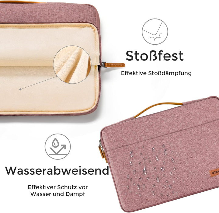 DOMISO 17 Zoll Wasserdicht Laptophülle Laptop Sleeve Case Notebook Hülle Tasche Schutzhülle für 17.3