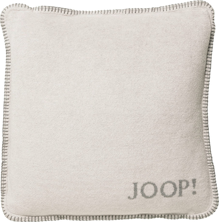 Joop! Kissen Uni Doubleface Graphit-Rauch Baumwolle/Polyacryl, Masse: 50cm x 50cm, 651136 50cm Graph
