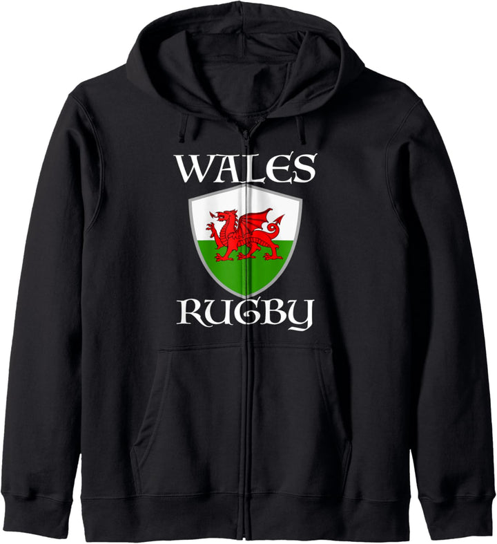 Wales-Rugby-Flagge, walisische Flagge, CYMRU für Herren, Damen, Kinder, Geschenk Kapuzenjacke
