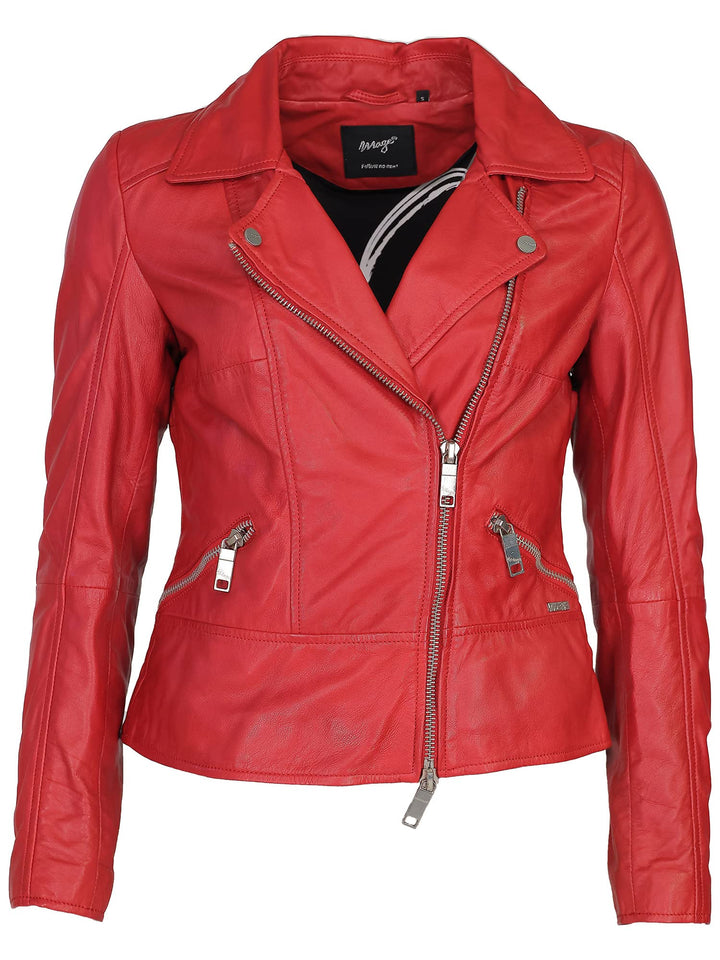 MAZE Damen Lederjacke 4202129 S chili, S chili