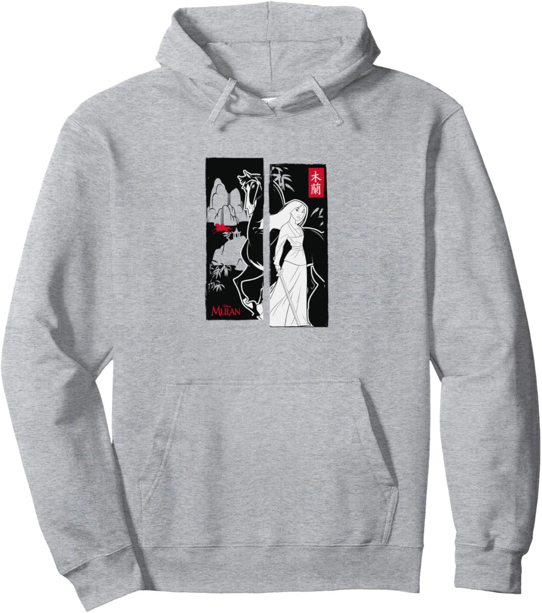 Disney Mulan Split Poster Pullover Hoodie