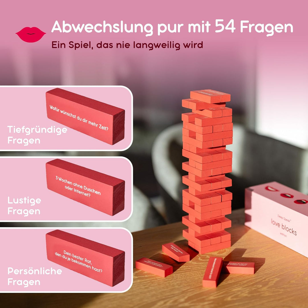 Love Blocks – Spiele für Paare zu zweit | Date Night Ideen | Paarzeit | Liebe | Couple | Pärchen Ges