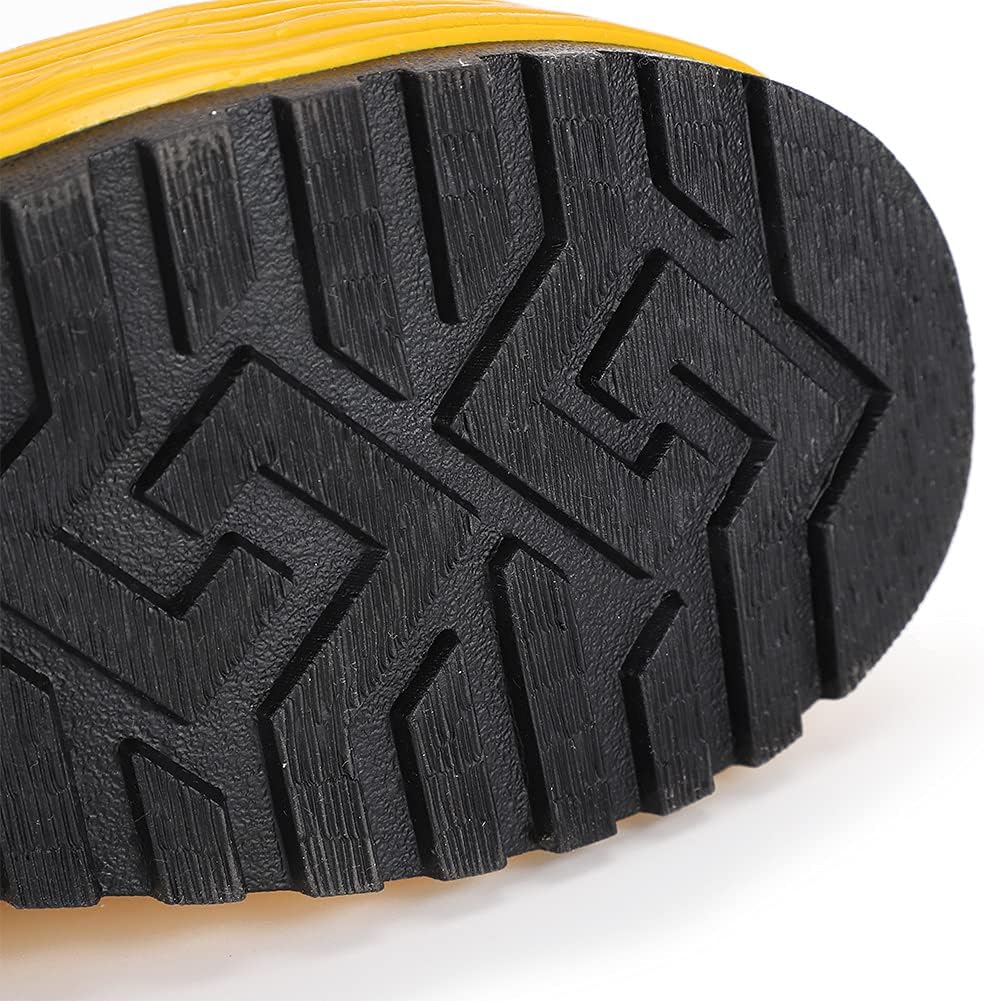 Sicherheitsstiefel Feuerwehr Rettungs Gummistiefel Schutzschuhe Rutschfeste Hochtemperaturbeständigk