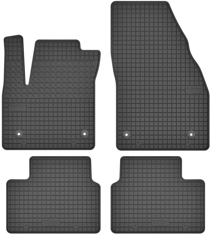 Fussmatten Vorne und Hinten 4er Set für OPEL MERIVA B 2010-2017 Gummi Gummimatten Vorne, Hinten, Vor
