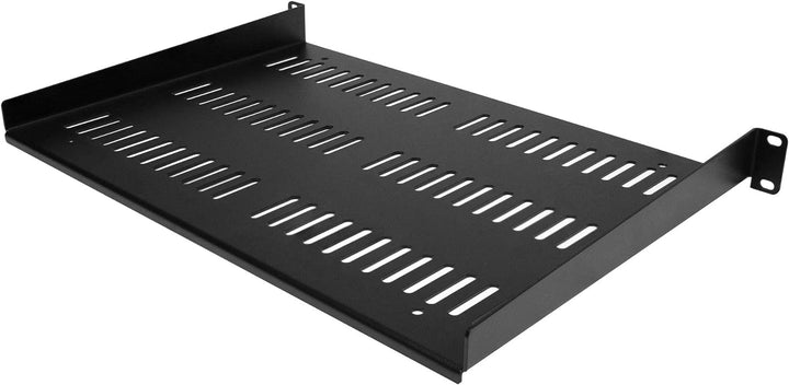 StarTech.com 1HE 19 Zoll Fachboden für netzwerk schrank - Freitragende perforierte Rack ablage für S