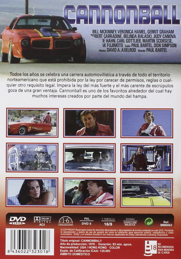 Cannonball (Cannonball!, Spanien Import, siehe Details für Sprachen), DVD