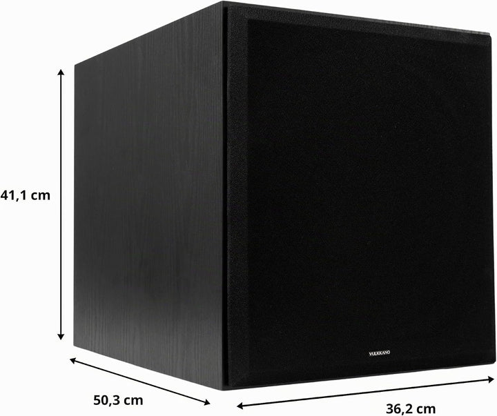 VULKKANO SUB12 Aktiver Subwoofer, 30 Hz - 200 Hz