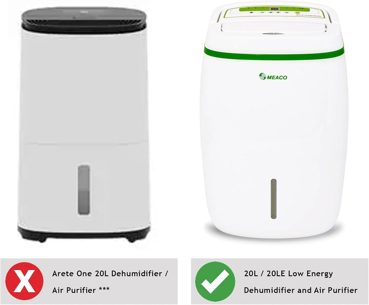 Spares2go HEPA-Filter kompatibel mit Meaco Luftentfeuchter 20L 20LE Niedriger Energieverbrauch Plati